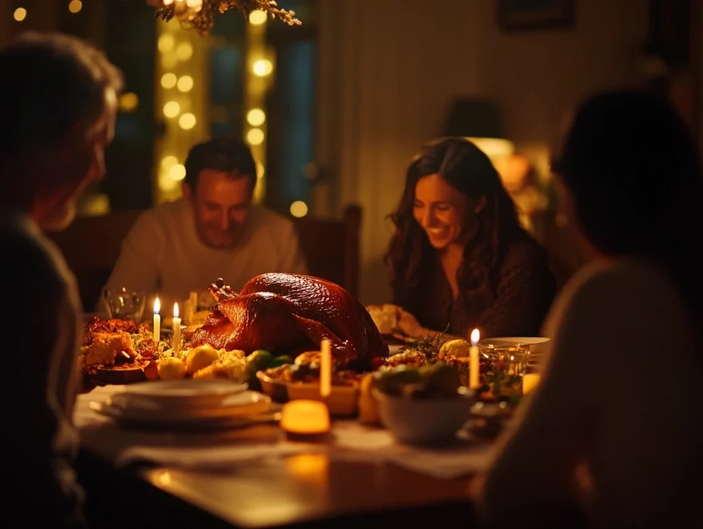 holiday family law - dinner with the family